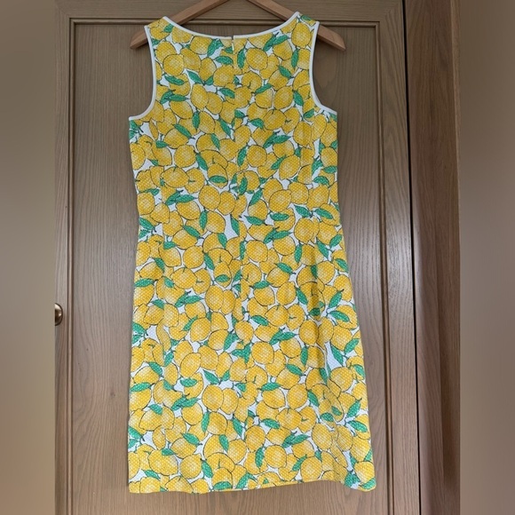 C. Wonder Preppy Tik Tok Lemon Shift Dress / size 10 - Picture 9 of 14